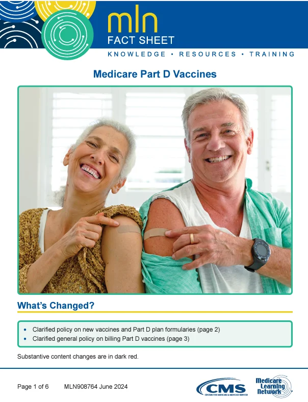 Medicare Part D Vaccines Factsheet