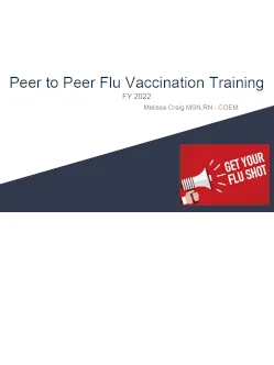 Peer-to-Peer Flu Vaccination Training