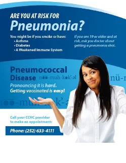 Pneumococcal High-Risk Poster