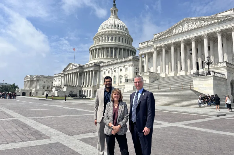 AMGA members at the U.S. Capitol