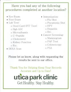 "Procedure at Other Location" Handout