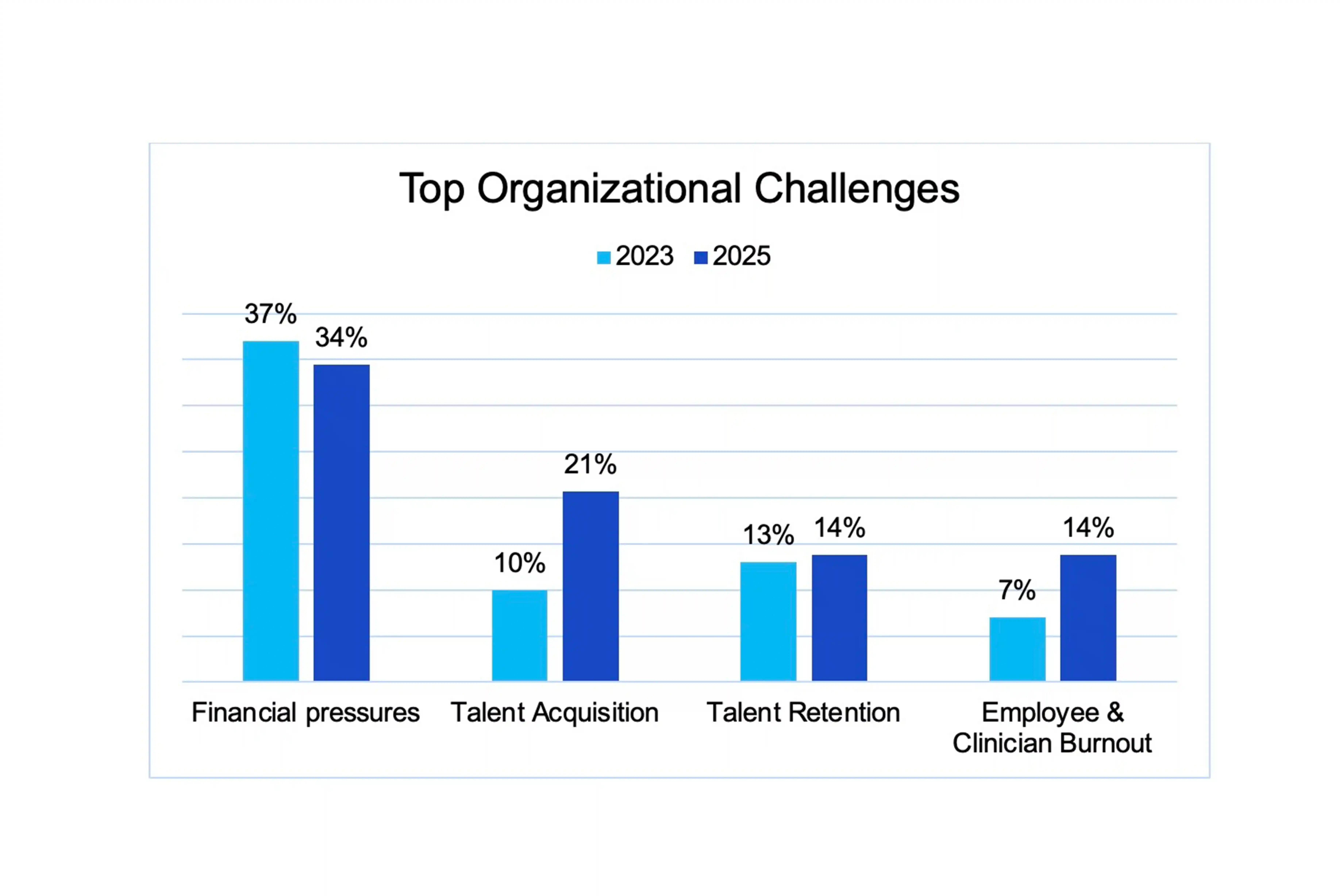 Top Organizational Challenges chart
